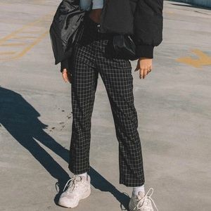 Princess Polly High Waisted Checkered Pants